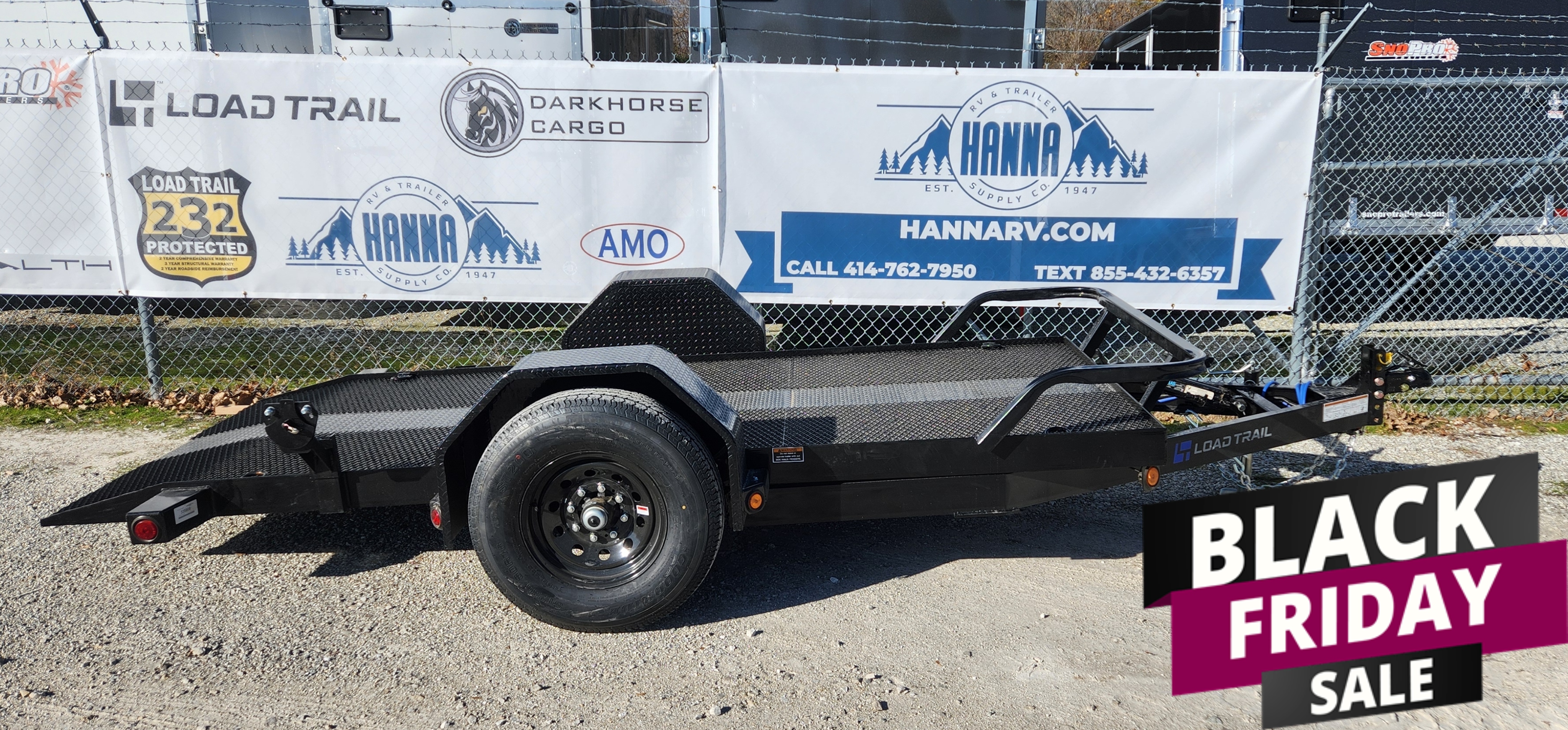 Load Trail 60X 12 Single Axle 7,000 Lb Scissor Lift / Stump Grinder / Mini Asphalt Roller Trailer